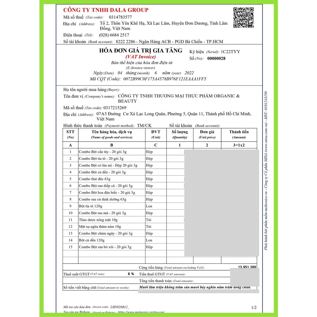 Bột Cỏ Lúa Mì Dalahouse - Bột Cỏ Lúa Mì Hữu Cơ Nguyên Chất Sấy Lạnh Dalahouse - Organic Wheatgrass Powder - Lon 120g