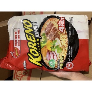 Mỳcaykoreno 1 bịch = 10 gói mì
