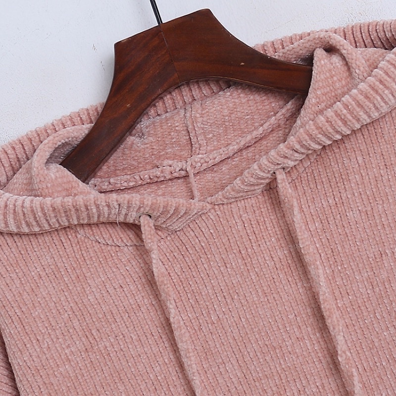 Áo hoodie len nhung