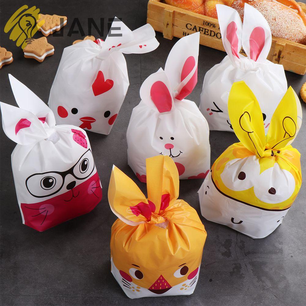 Set 10 túi nhựa đựng bánh kẹo hình động vật hoạt hình dễ thương cho các bữa tiệc
