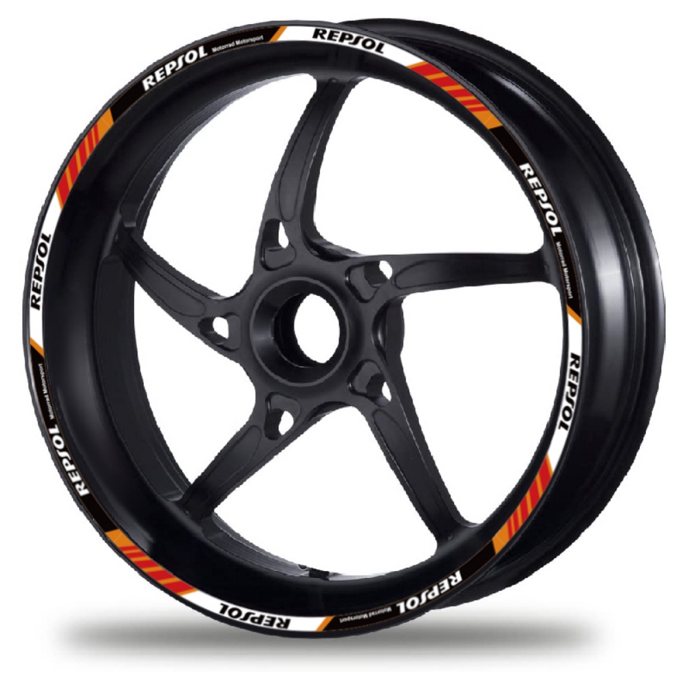Set 16 Miếng Dán Viền Bánh Xe Mô Tô 12 "17" 18 "Phản Quang Cho KTM KAWASAKI Z650 Z750 SUZUKI GSX R GSX250R DUCATI V VESPA 250SR