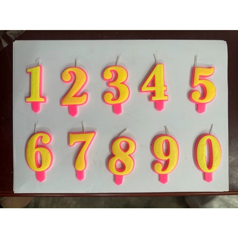 nến số sinh nhật hộp 20 số
