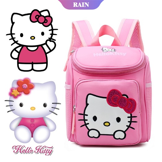 Ba Lô Đi Học Cỡ Lớn Bằng Nylon In Họa Tiết Hello Kitty My Little Pony Superman Cho Trẻ Mẫu Giáo