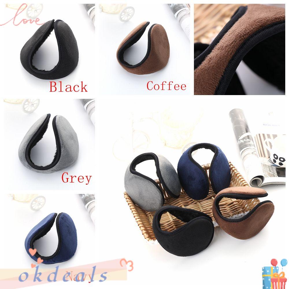 Đệm Tai Nghe Mùa Đông Bằng Lông Cừu Mềm Mại Cho Nam