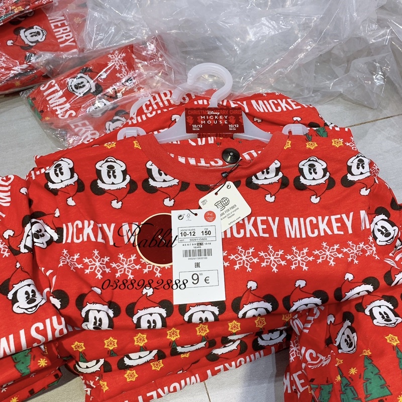 Bộ thun Minnie Christmas