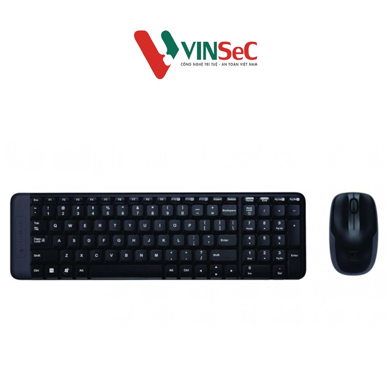 Bộ bàn phím và chuột không dây Logitech MK220 - Hàng Chính Hãng - Tem DIGIWORLD / VĨNH XUÂN phân phối