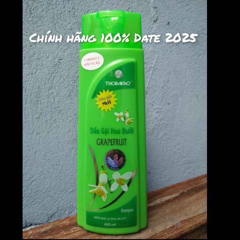 DẦU GỘI HOA BƯỞI - gội và xả 2 trong 1  Dầu gội hoa bưởi 400ml - Thorakao