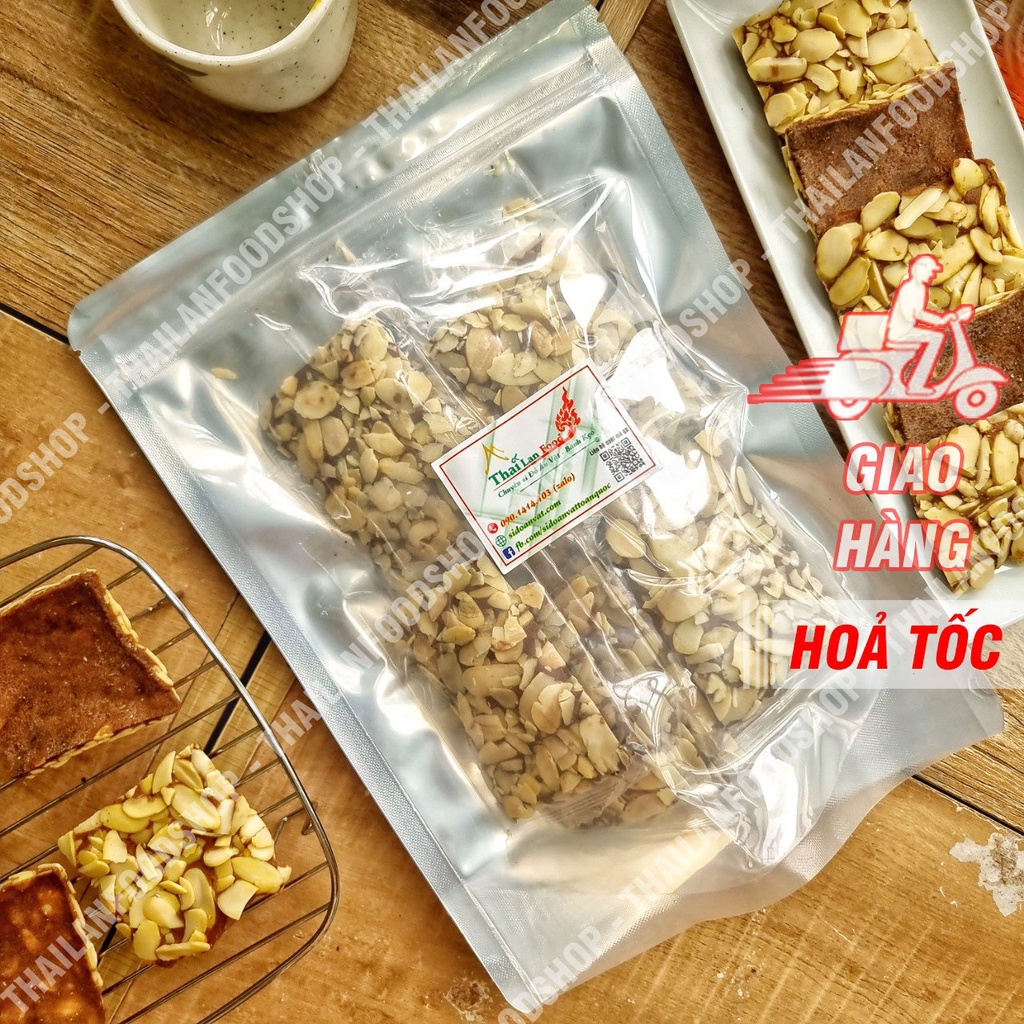 Bánh Ngói Hạnh Nhân Chocolate Túi 300gram