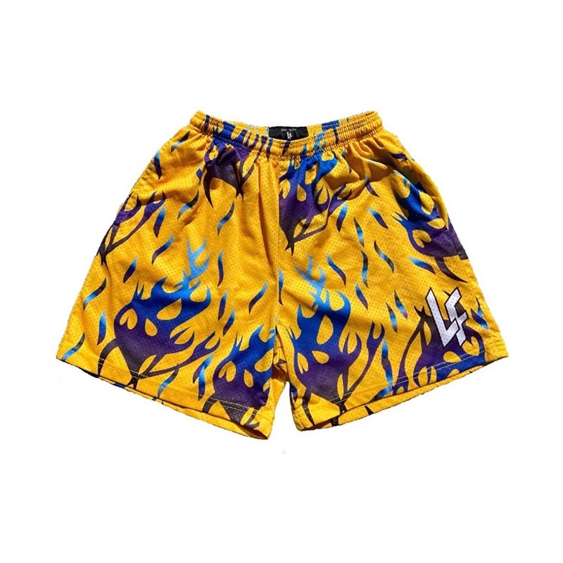 Quần Short Thể Thao Phối Lưới Thoáng Khí Nhanh Khô Có Size Lớn Dành Cho Nam Và Nữ