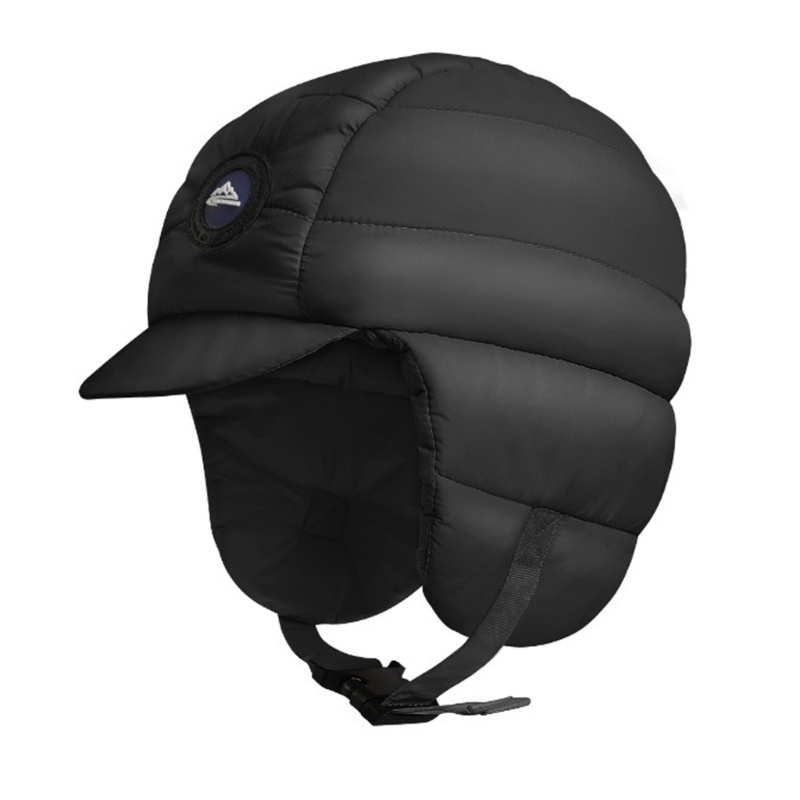 Mũ Lông Cừu Trùm Đầu Che Tai Giữ Ấm Khi Trượt Tuyết