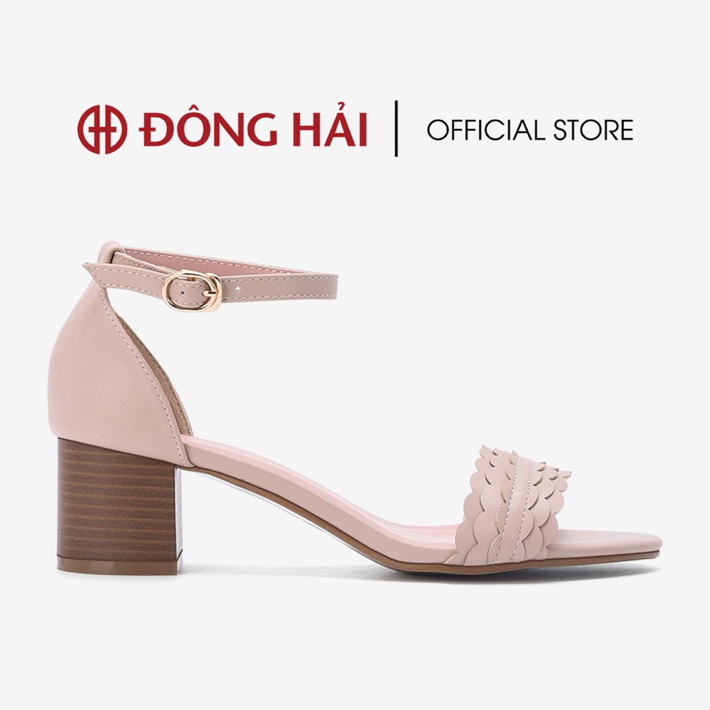 Giày sandal cao gót Zucia quai ngang thời trang đế trụ cao 5cm - SHLB3