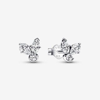 Bông tai mạ bạc 925 đính hạt lấp lánh