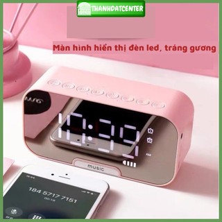 Loa Bluetooth G10 Mặt Gương Hiển Thị Đèn Led - Loa Bluetooth - Đài FM - Đồng Hồ Báo Thức 3 in 1 HOT