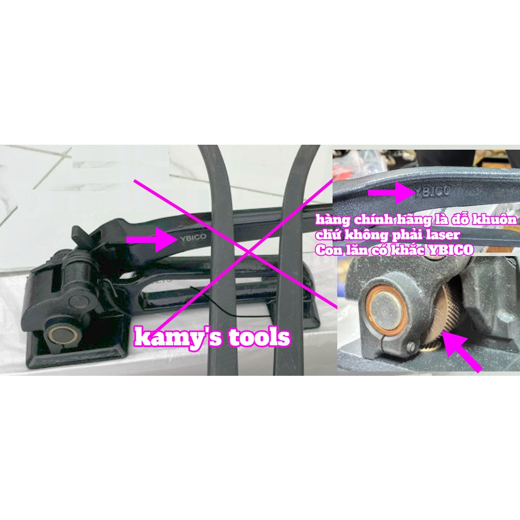 Dụng cụ kìm siết đai thép đai kiện hàng Ybico S290 3/8-3/4 inch tương đương 10-20mm chính hãng đài loan