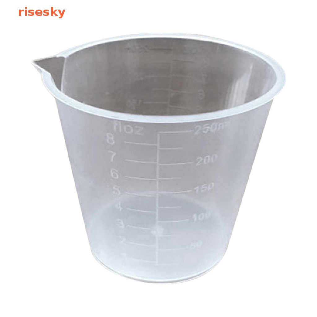 Set 2 Cốc Nhựa Đo Lường Đa Năng Cho Phòng Thí Nghiệm / Nhà Bếp