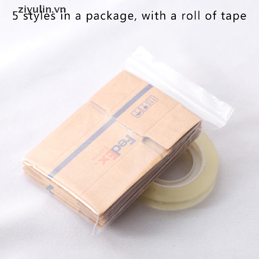 1 Bộ Hộp Carton Mini 1: 12 Dùng Để Trang Trí Nhà Búp Bê