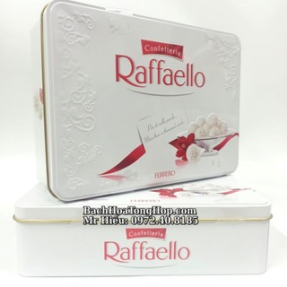 [Hỏa Tốc] Kẹo dừa Raffaello hộp sắt 300g