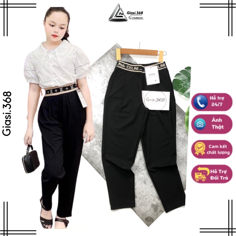 Quần bom cho bé quần baggy nữ dài trẻ em cân nặng từ 20 - 48kg . Giasi.368
