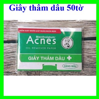 Giấy thấm dầu, Acnes, giấy thấp dầu 50 tờ, ngừa mụn, sạch nhờn