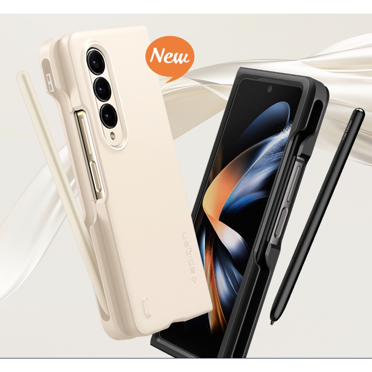 Ốp Điện Thoại Mỏng Vừa Vặn Với 4 Ngăn Đựng Bút Cho Spigen / Galaxy Z Fold S pen Fold4
