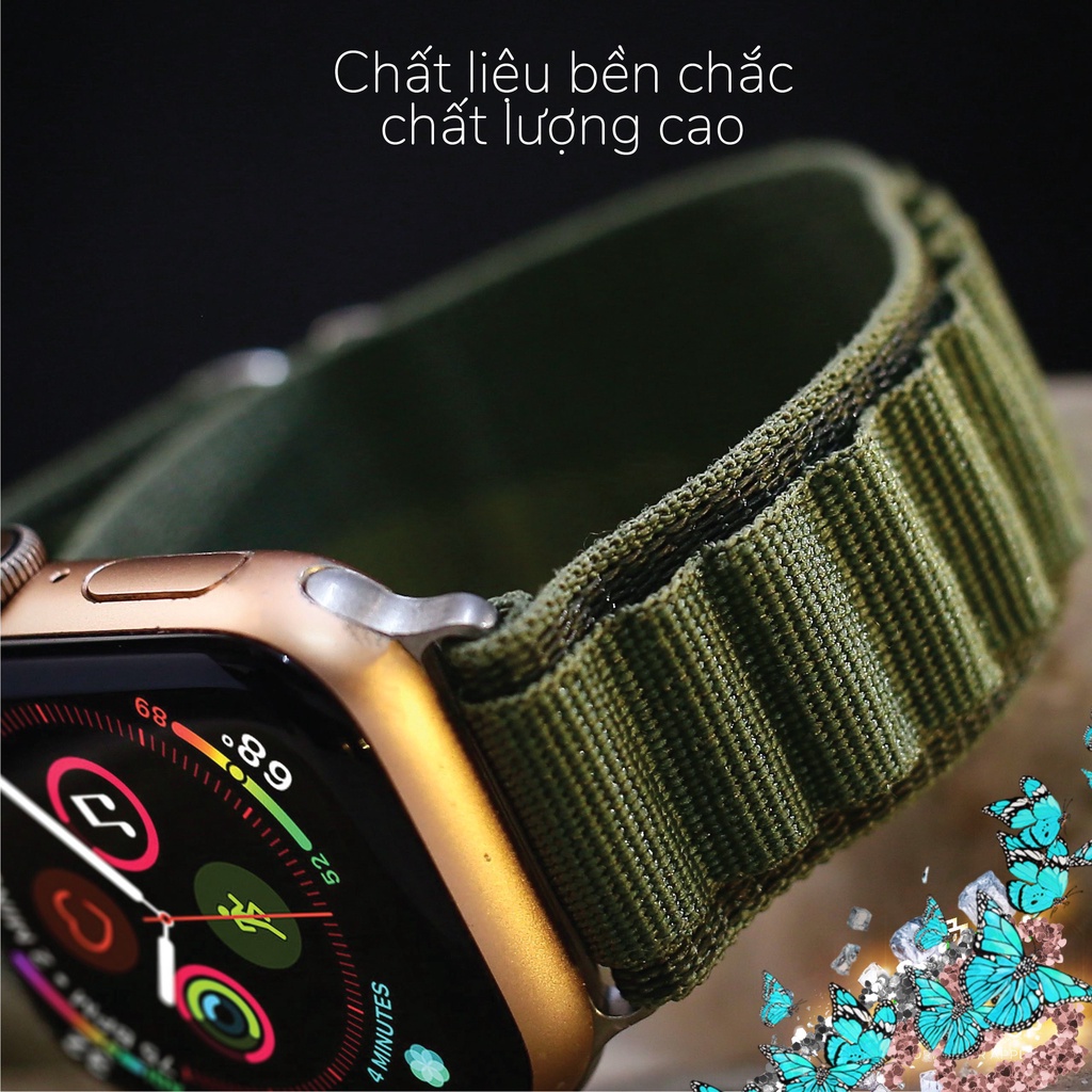 Dây đeo vải Coteetci W95 Ultra Alpine Loop cho đồng hồ thông minh Watch Ultra 49 mm . Size 38 /40/ 41/ 42/ 44/ 45/ 49 mm
