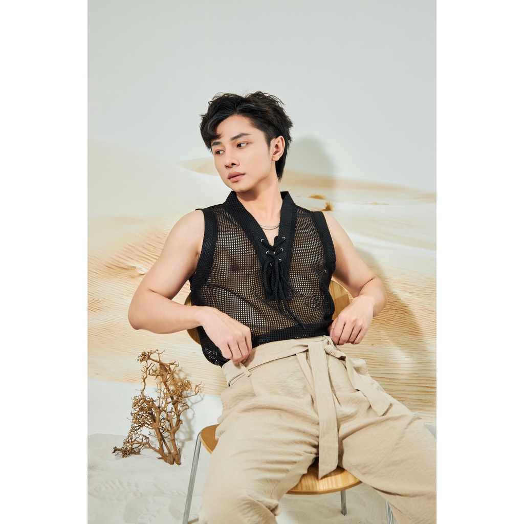 Áo Tank top lưới phom chuẩn đẹp cá tính - Free size