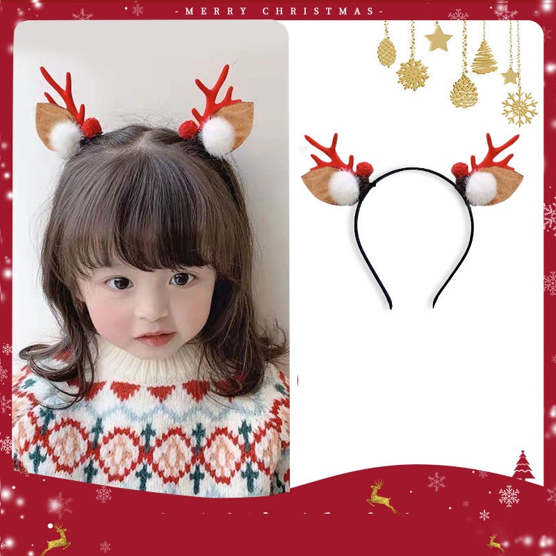 Cài tóc noel, bờm giáng sinh: hình sừng tuần lọc, ông già noel, người tuyết