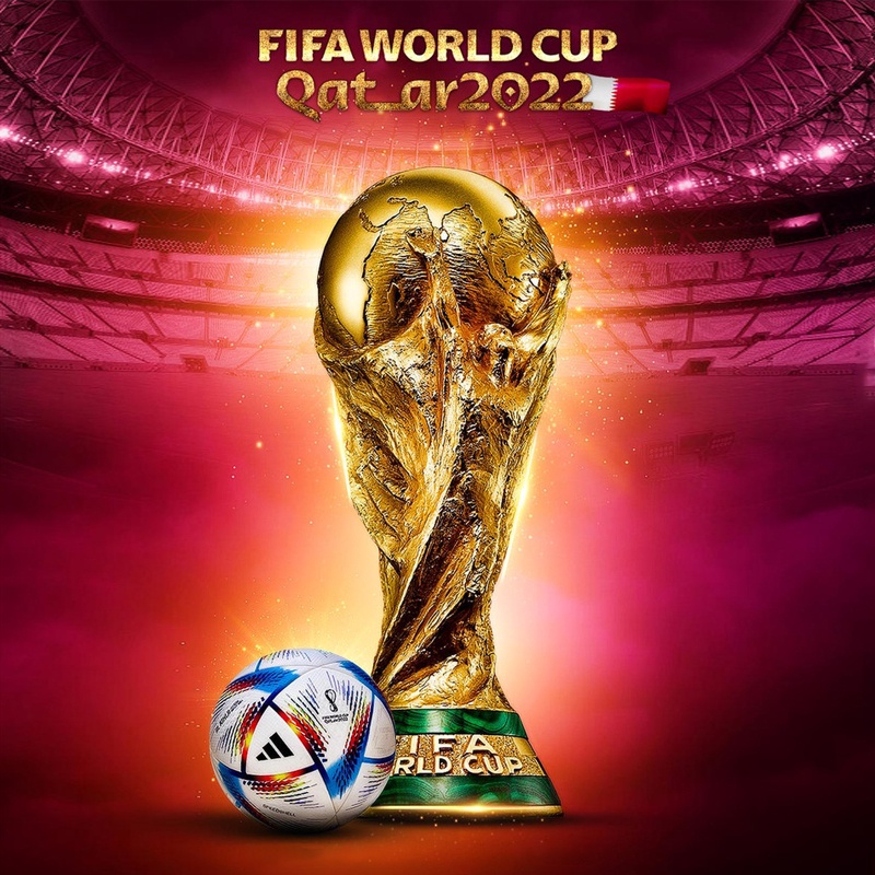 Qatar world cup Đồ Chơi trophy Bóng Đá Màu Vàng Sưu Tầm Cúp Nhiệt Đới