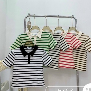 Áo Croptop Dệt Kim Tay Ngắn Thiết Kế Cổ Chữ V Quyến Rũ Xinh Xắn Cho Nữ