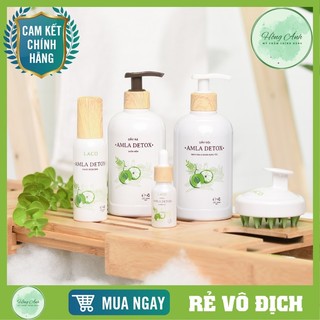 Dầu gội AMLA DETOX ngăn rụng tóc, sạch gàu, hết ngứa cho bạn mái tóc đẹp suôn mềm