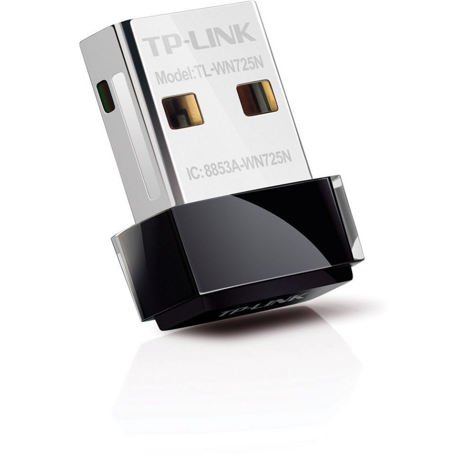 USB Thu Sóng Wifi TPLINK Cho máy tính để bàn WN 725 (Đen)