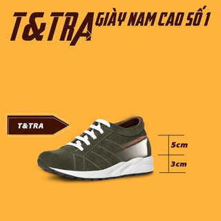 [ 8CM ] Giày Độn Nam T&TRA T19 XR