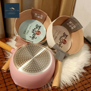 Chảo chống dính bếp từ sâu lòng mini Vân đá size 18cm dùng cho mọi loại bếp ko kèm vung kính