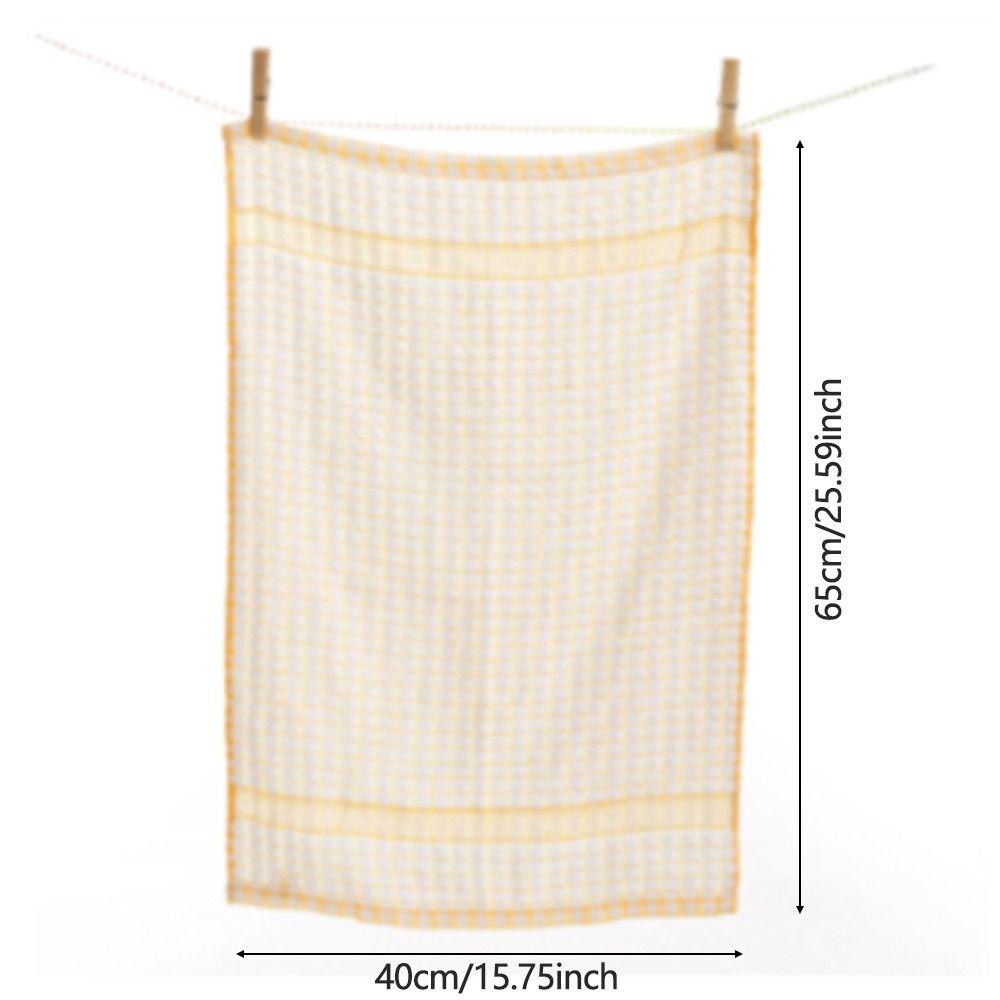 1 Khăn Lau Chén Dĩa Vải Cotton Thấm Hút Nhanh