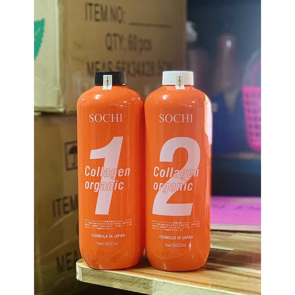 UỐN LẠNH 3D ĐA NĂNG SOCHI COLLAGEN ORGANIC 800ML