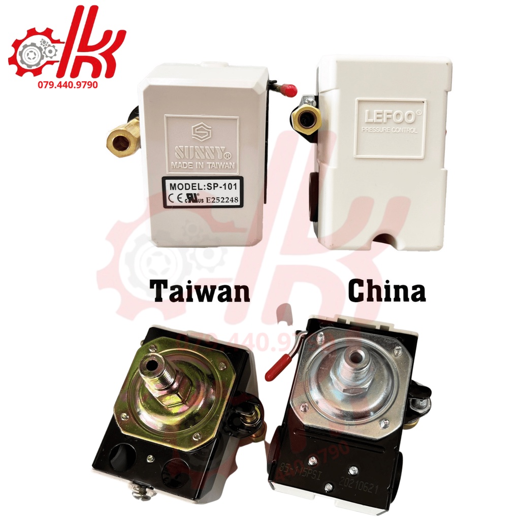 Công tắc áp lực máy khí nén