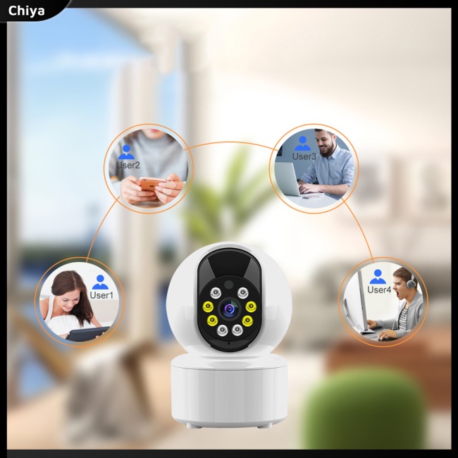 Camera Giám Sát An Ninh Tự Động 1080p Hd Wifi Có Tầm Nhìn Ban Đêm A10