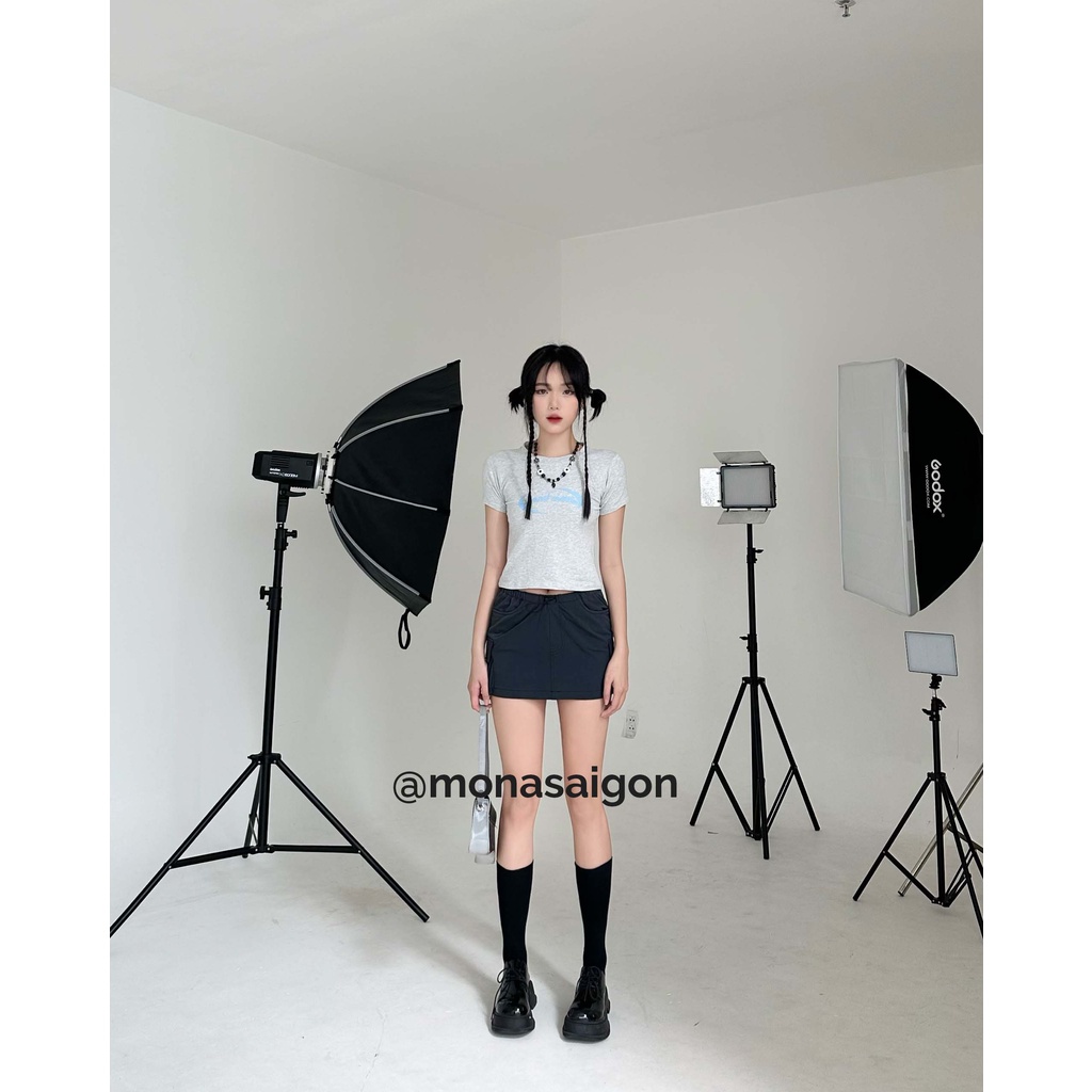 Chân váy túi hộp MONÁ - BOX ĐEN | BigBuy360 - bigbuy360.vn
