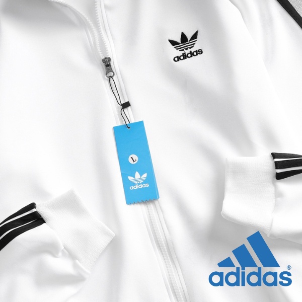 Áo khoác thể thao adidas 3 sọc nam nữ trắng cao cấp big size dày dặn LilyWEAR
