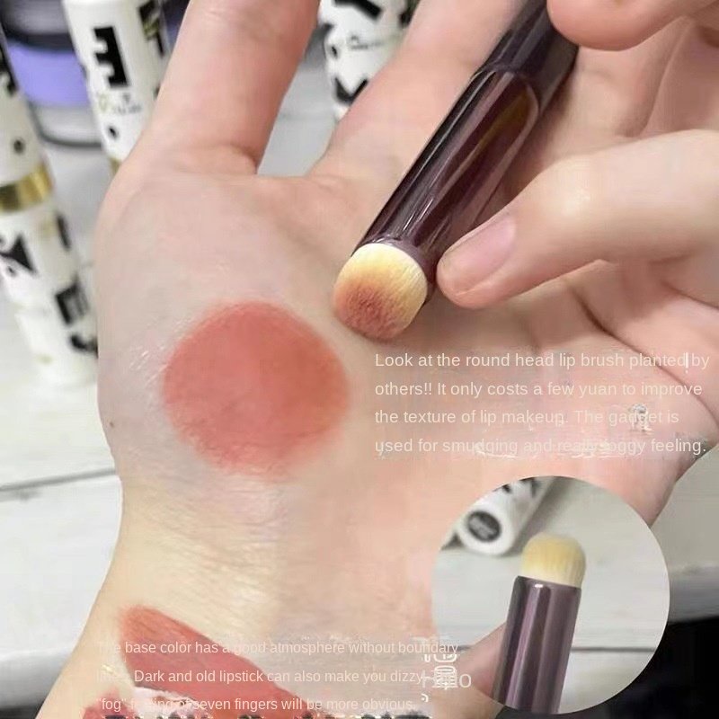 Cọ Trang Điểm Môi Đầu Tròn Mini Đa Năng