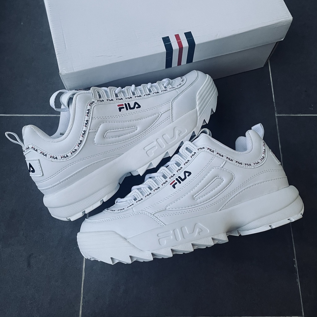 Giày chính hãng Fila Disruptor II Tape sneaker đế cao, thể thao thời trang * hot hit * êm xịn mịn