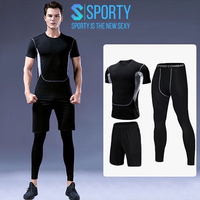 Bộ thể thao nam cộc tay chuyên tập Gym, chạy bộ AG9 SPORTY ôm body, co dãn 4 chiều, thấm hút mồ hôi