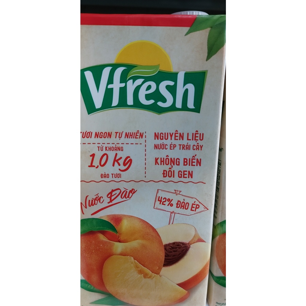 Nước ép đào Vfresh 1 lít