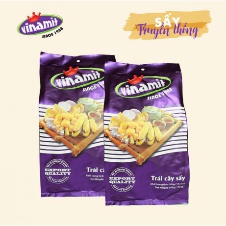 Mít Sấy/Trái Cây Sấy Vinamit Gói 500G
