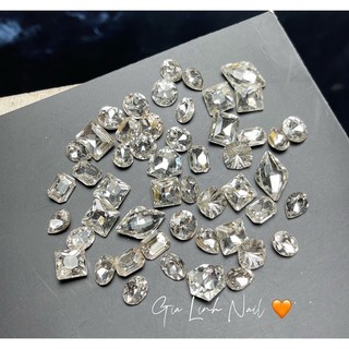 Đá khối mix set 50 viên trang trí móng