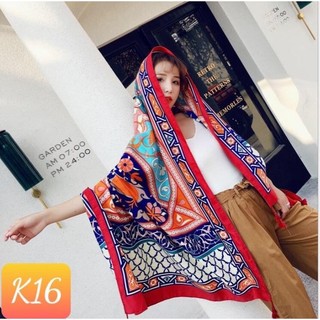 ( Hàng loại 1 ) Khăn Choàng Boho Đi Biển họa tiết
