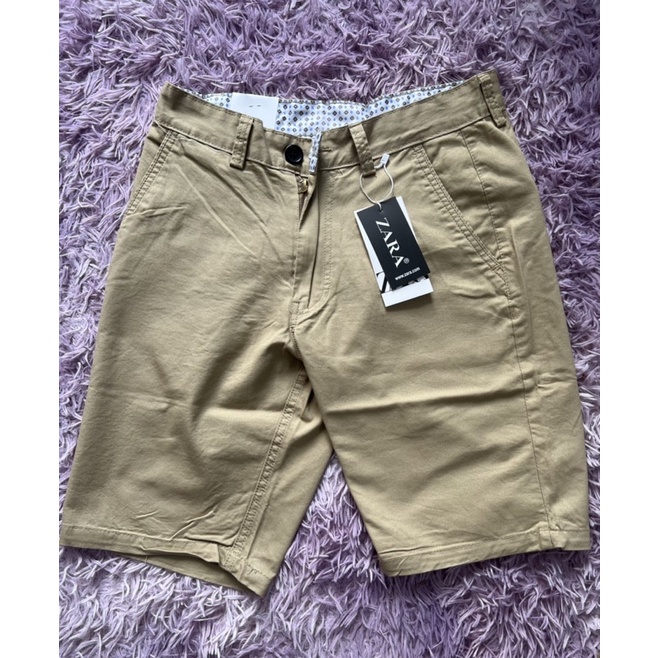 Quần short kaki nam from đẹp Zara