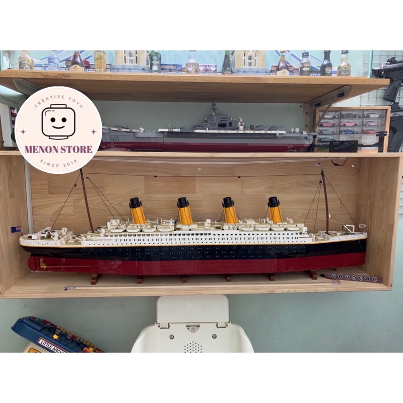 Đồ chơi lắp ráp 6998 8998 77000 82996 10294 Mô hình Tàu Titanic siêu to - Xếp hình thông minh