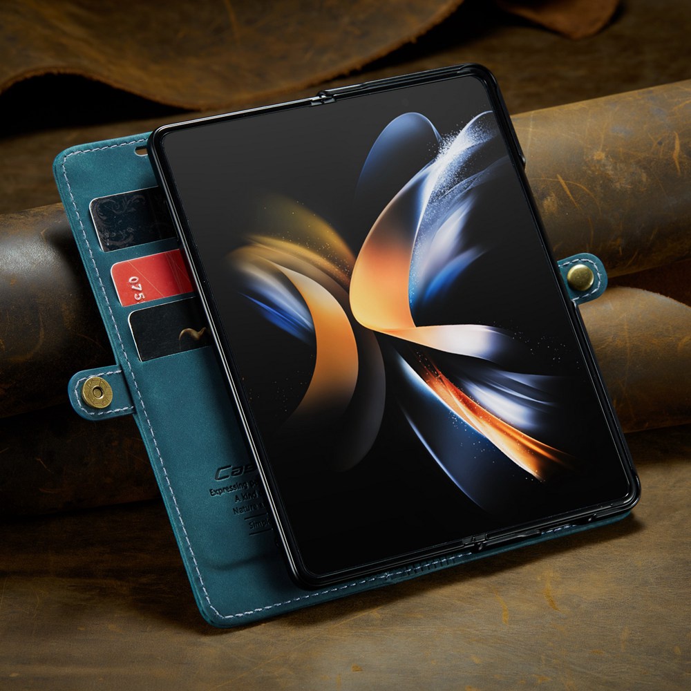 Ốp Điện Thoại Silicone Da PU Caseme Chính Hãng Kiểu Ví Lật Có Ngăn Đựng Thẻ Cho Samsung Galaxy Z Fold 4 5G Z Fold4 5G