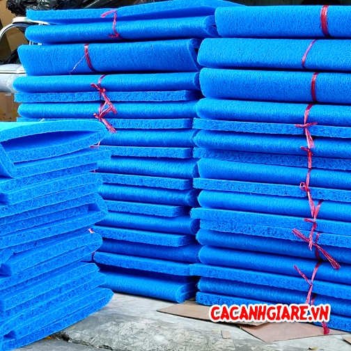 Bùi nhùi lọc nước bể cá, hồ cá Koi kích thước 1mx1mx3.8cm